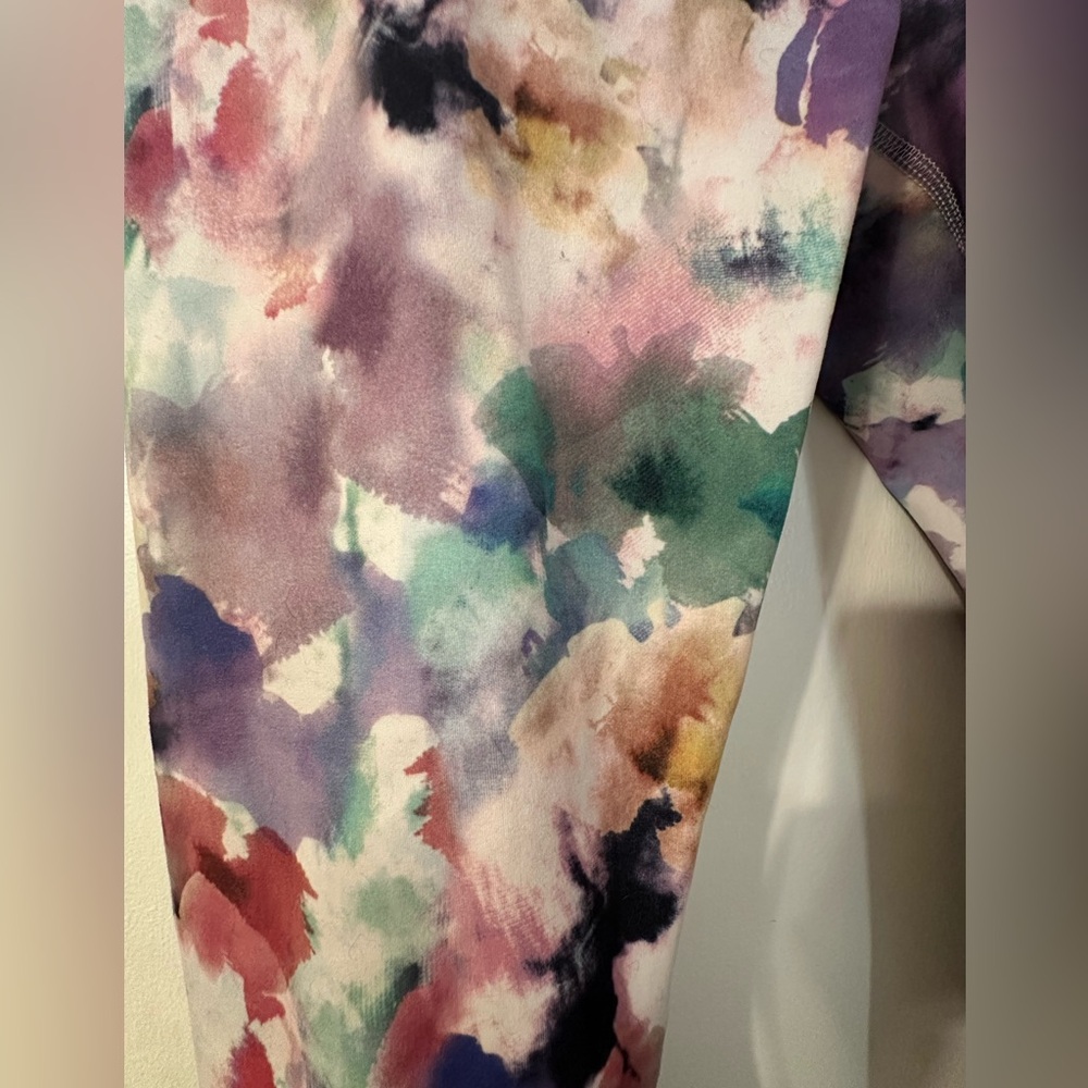 Watercolor print leggings by RBX - Picture 4 of 4